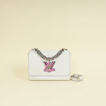 Louis Vuitton White Sky Holographice Twist MM Bag