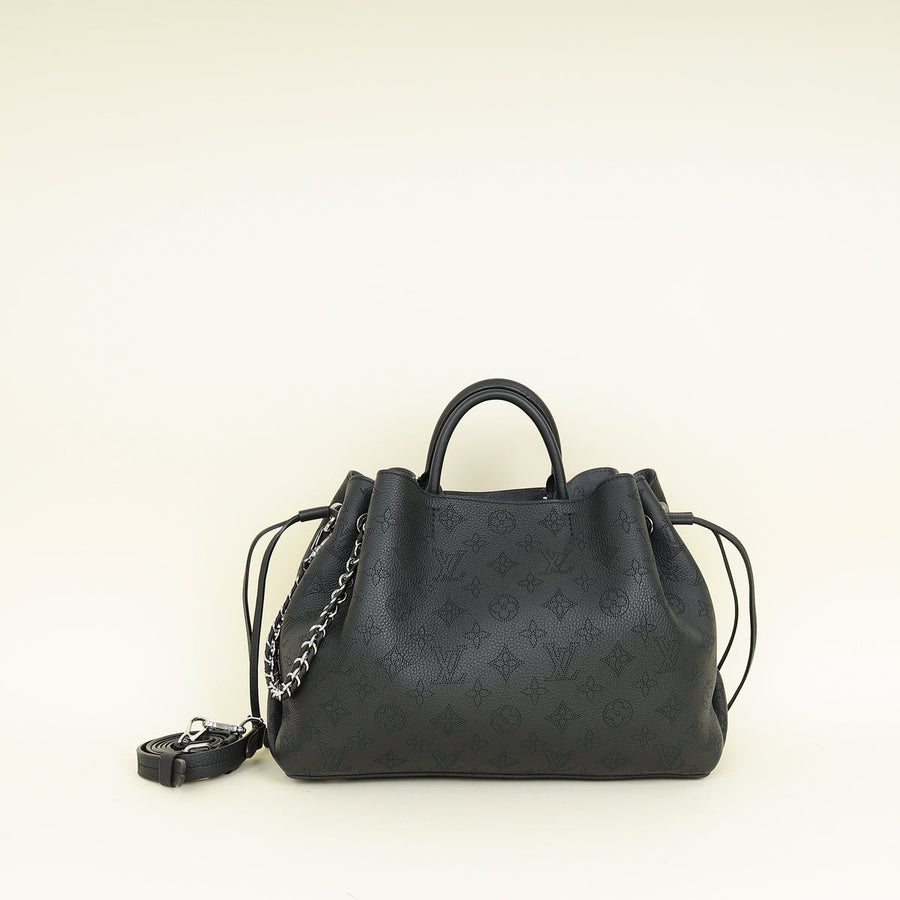 Louis Vuitton Black Monogram Mahina Bella Tote Bag