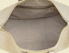 Louis Vuitton Tourterelle Monogram Emperinte Keepall Bandouliere 45 Bag