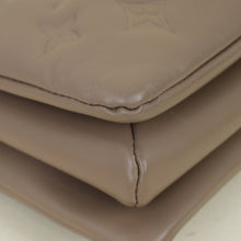 Louis Vuitton Taupe Monogram Embossed Puffy Coussin PM Bag