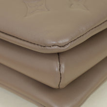 Louis Vuitton Taupe Monogram Embossed Puffy Coussin PM Bag