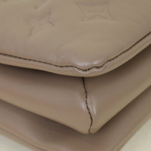 Louis Vuitton Taupe Monogram Embossed Puffy Coussin PM Bag