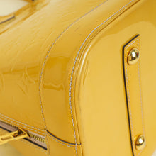 Louis Vuitton Jaune Passion Monogram Vernis Alma GM Bag