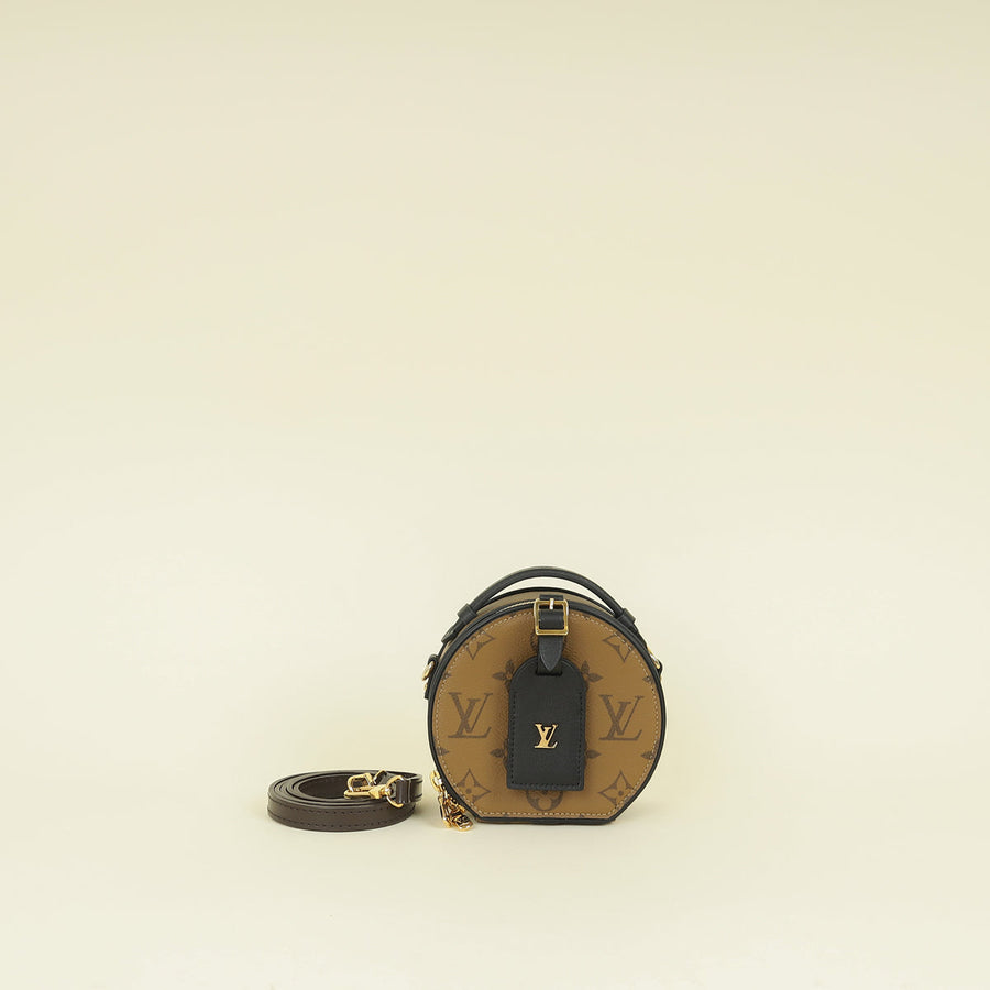 Louis Vuitton Monogram Reverse Black Mini Boite Chapeau Bag