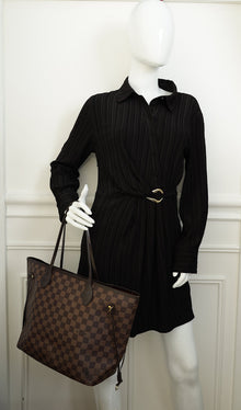 Louis Vuitton Brown Damier Ebene Neverfull MM Bag