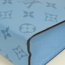 Louis Vuitton Sky Blue Taigarama Pochette Voyage MM