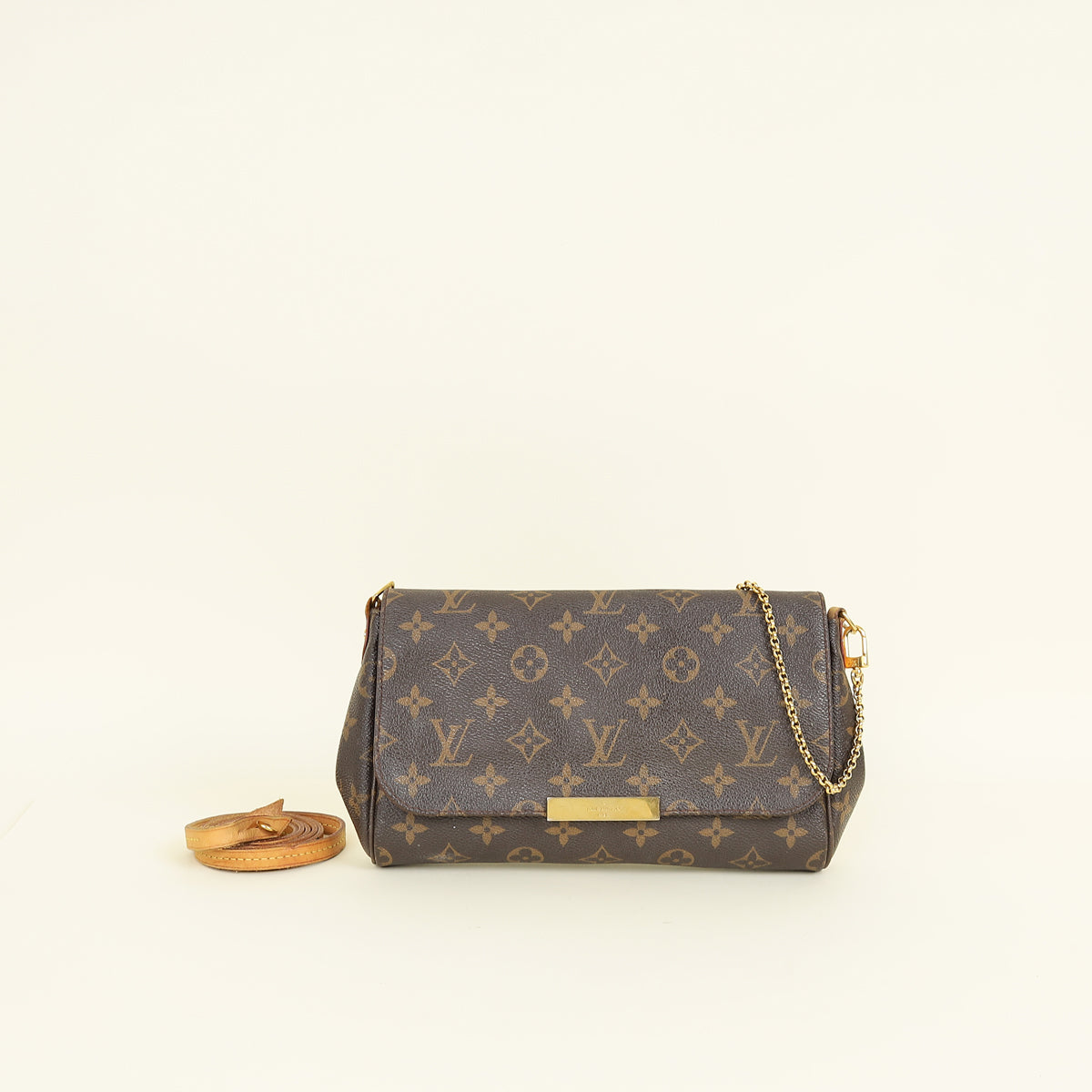 Louis Vuitton Brown Monogram Favorite Clutch MM Bag