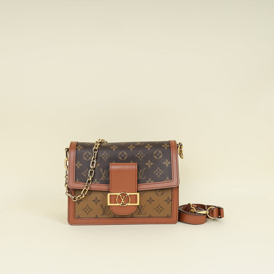 Louis Vuitton Monogram Reverse Dauphine MM Bag