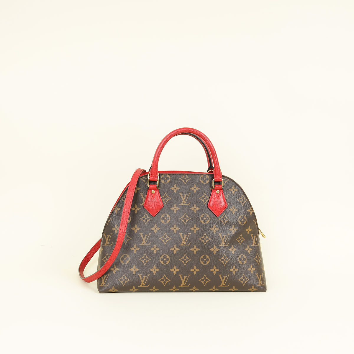 Louis Vuitton Monogram Red Alma B'N'B Bag