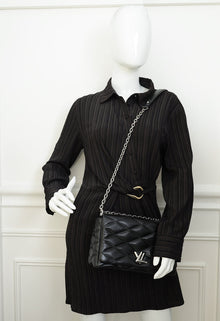 Louis Vuitton Black Malletage GO-14 MM Bag
