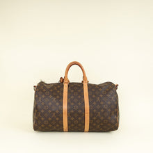 Louis Vuitton Brown Monogram Keepall Bandouliere 45 Bag