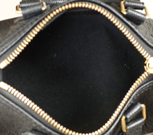 Louis Vuitton Black Monogram Empreinte Speedy Nano Bag