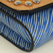 Louis Vuitton Blue Studded Twist Wallet On Chain