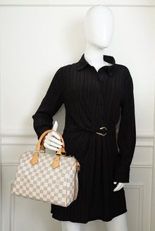 Louis Vuitton Damier Azur Speedy 25 Bandouliere Bag