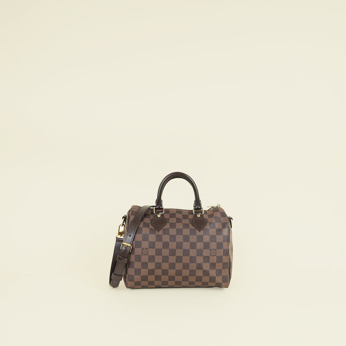 Louis Vuitton Damier Ebene Speedy Bandouliere 25 Bag