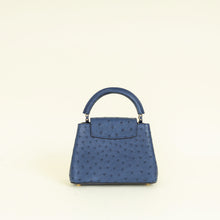 Louis Vuitton Indigo Ostrich Capucines Mini Bag