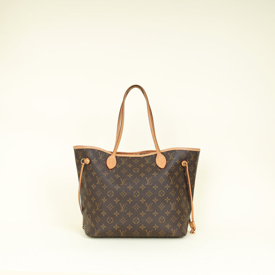 Louis Vuitton Monogram Neverfull MM Bag w/ Pouch