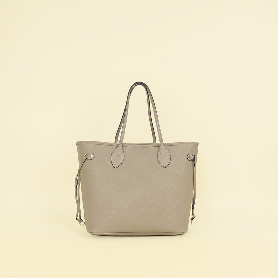 Louis Vuitton Tourterelle Monogram Giant Empreinte Neverfull MM Bag