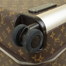 Louis Vuitton Monogram Macassar Horizon 55 Suitcase w/ initial AAA