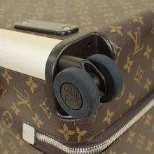 Louis Vuitton Monogram Macassar Horizon 55 Suitcase w/ initial AAA