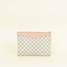 Louis Vuitton Damier Azur Rose Ballerine Cowhide Daily Pouch
