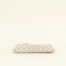 Louis Vuitton Damier Azur Rose Ballerine Cowhide Daily Pouch