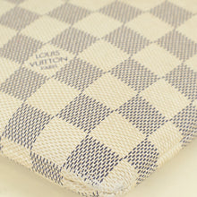 Louis Vuitton Damier Azur Rose Ballerine Cowhide Daily Pouch