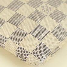 Louis Vuitton Damier Azur Rose Ballerine Cowhide Daily Pouch