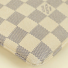 Louis Vuitton Damier Azur Rose Ballerine Cowhide Daily Pouch