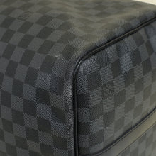 Louis Vuitton Black Damier Graphite Keepall Bandouliere 55 Bag w/ Initial MYS
