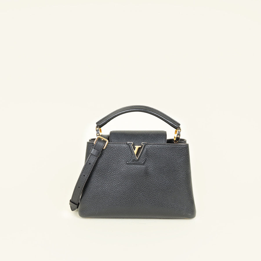 Louis Vuitton Black Capucines BB Bag
