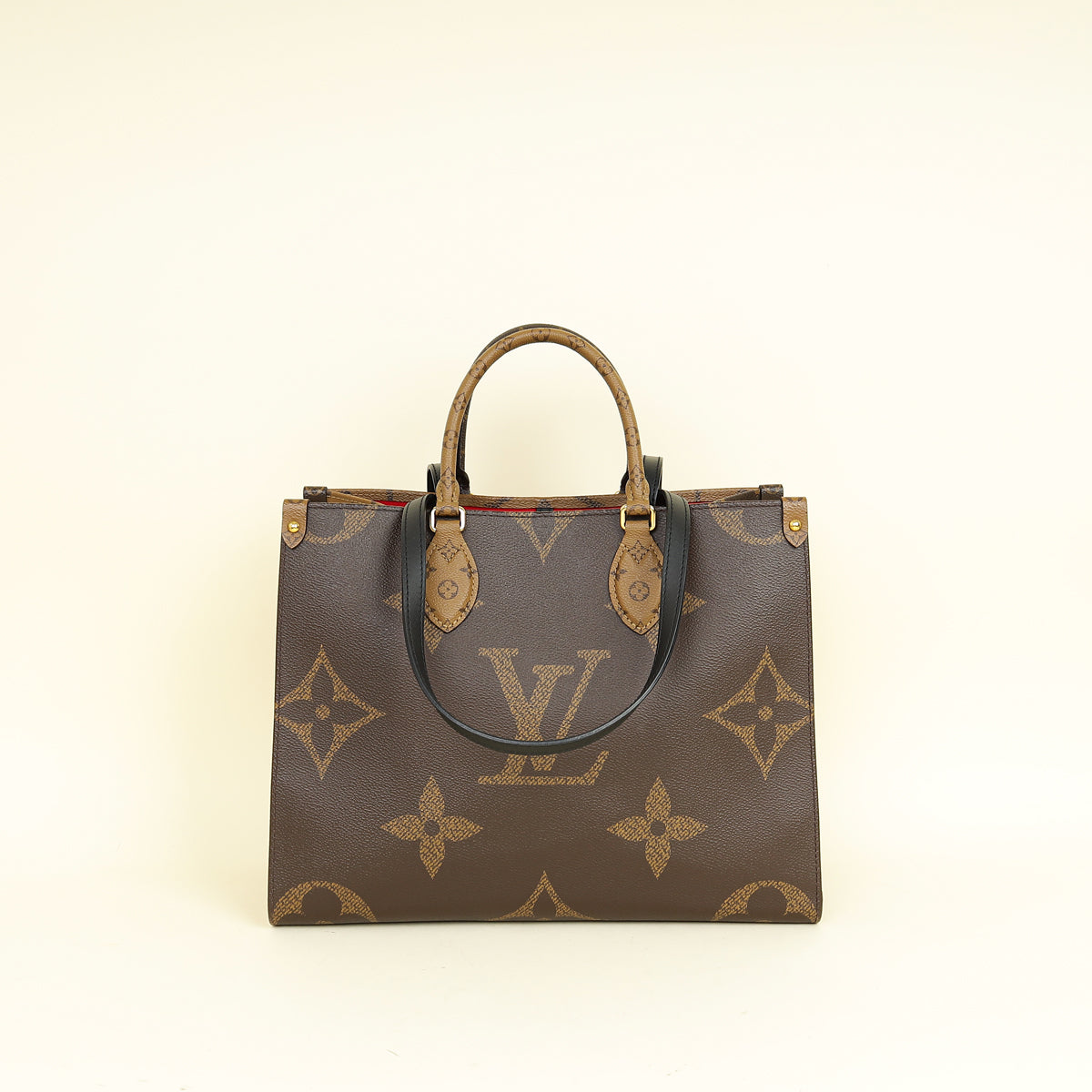 Loius Vuitton Bicolor Monogram Giant Reverse Onthego MM Bag