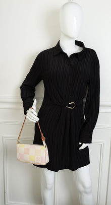 Louis Vuitton Peach Pink Damier Pochette Accessoires