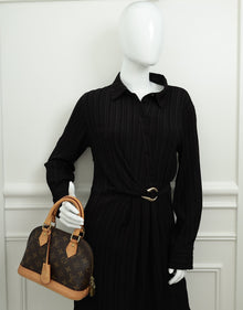 Louis Vuitton Monogram Alma BB Bag W/MA Initials