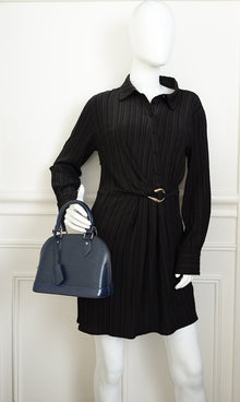 Louis Vuitton Navy Blue Alma BB Bag