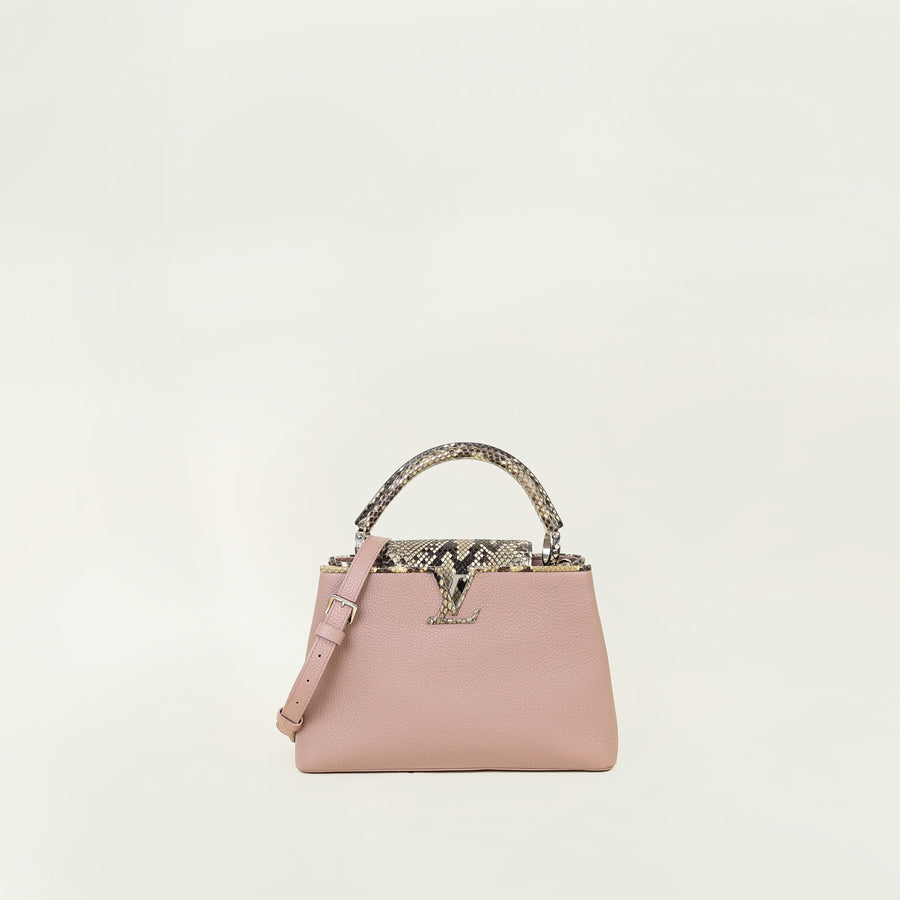 Louis Vuitton Rose Ballerine Capucines MM Bag