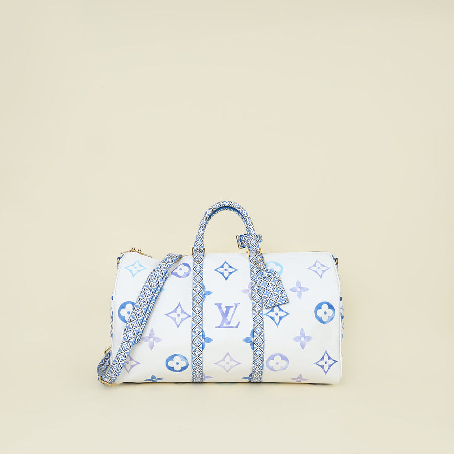 Louis Vuitton Bicolor By The Pool Keepall 50 Bandouliere Bag