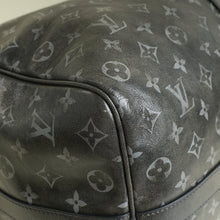 Louis Vuitton Faded Black Brushed Monogram Eclipse Keepall Bandouliere 50 Bag