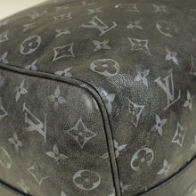 Louis Vuitton Faded Black Brushed Monogram Eclipse Keepall Bandouliere 50 Bag