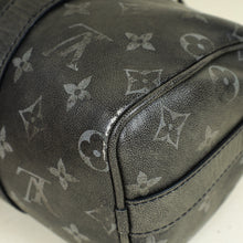 Louis Vuitton Faded Black Brushed Monogram Eclipse Keepall Bandouliere 25 Bag