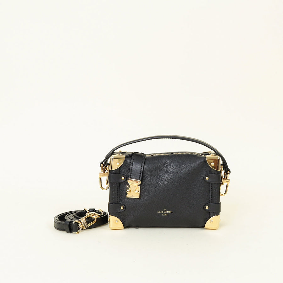 Louis Vuitton Black Side Trunk PM Bag