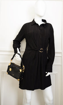 Louis Vuitton Black Side Trunk PM Bag