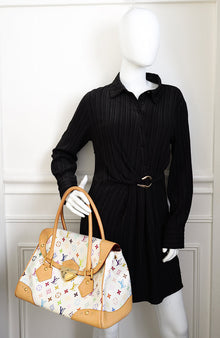 Louis Vuitton White Multicolor Monogram Beverly GM Bag