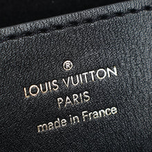 Louis Vuitton Black Veau Satin Monogram Twist MM Bag