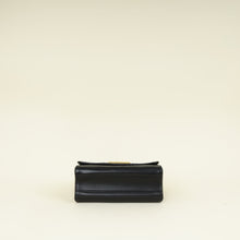 Louis Vuitton Black Veau Satin Monogram Twist MM Bag