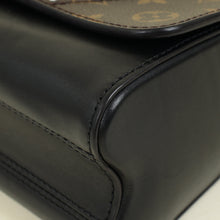 Louis Vuitton Black Veau Satin Monogram Twist MM Bag
