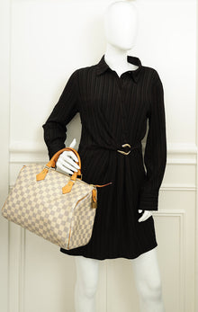 Louis Vuitton Damier Azur Speedy 30 Bag