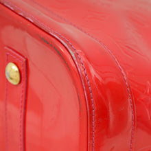 Louis Vuitton Rouge Grenadine Monogram Vernis Alma GM Bag