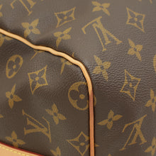 Louis Vuitton Brown Monogram Keepall Bandouliere 45 Bag W/ A.N Initials on Leather Tag