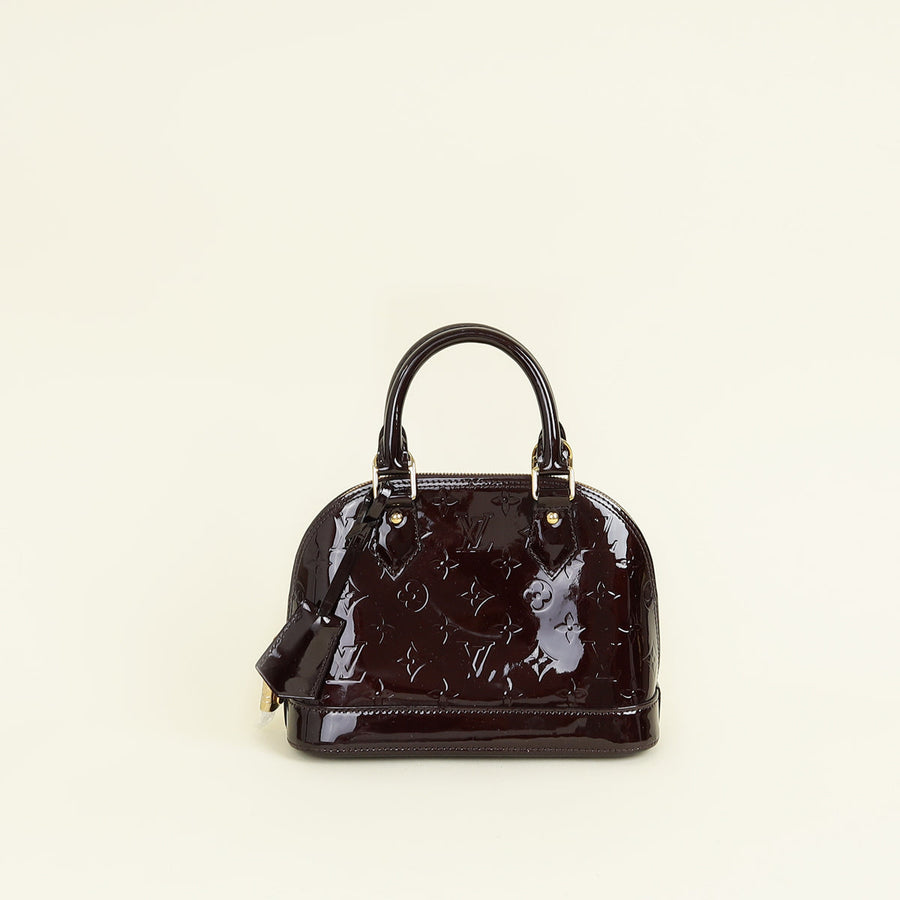 Louis Vuitton Amarante Monogram Vernis Alma BB Bag
